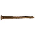 Midwest Fastener Wood Screw, #12, 3 in, Bronze Steel Flat Head Phillips Drive, 2 PK 931014